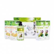 파파야플러스 친환경 주방세제5종(주방500ml,300ml*2,소다300g*2)
