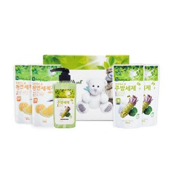 파파야플러스 친환경 주방세제5종(주방500ml,300ml*2,소다300g*2)
