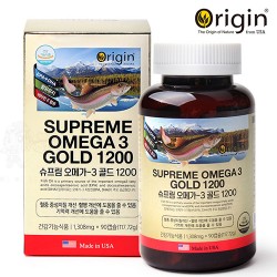 오리진 슈프림 오메가-3 골드 1200 (90캡슐) 골드라벨
