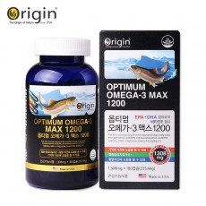 오리진 옵티멈 오메가-3 맥스 1200  (1,308mg*180캡슐)