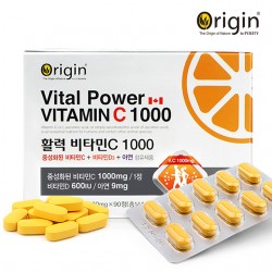 오리진 활력 비타민C 1000 (1,600mg*90정)