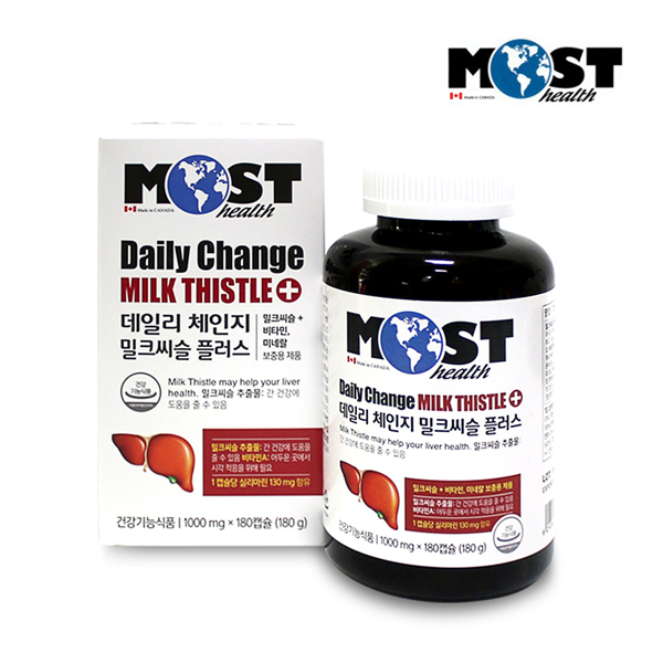 모스트 / 데일리 체인지 밀크씨슬 플러스 (1,000mg*180캡슐)