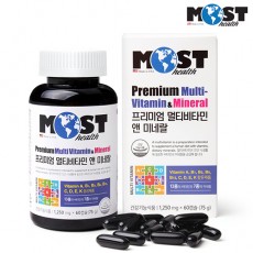 모스트 / 프리미엄 멀티비타민 앤 미네랄 ( 1,250mg*60캡슐)