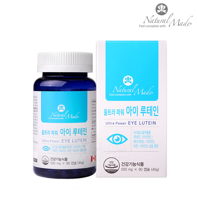 네츄럴메이드 / 울트라 파워 아이 루테인 (500mg*90캡슐)