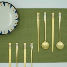 골드문 왕과비 금수저 4인가족 선물세트(24K 금도금)